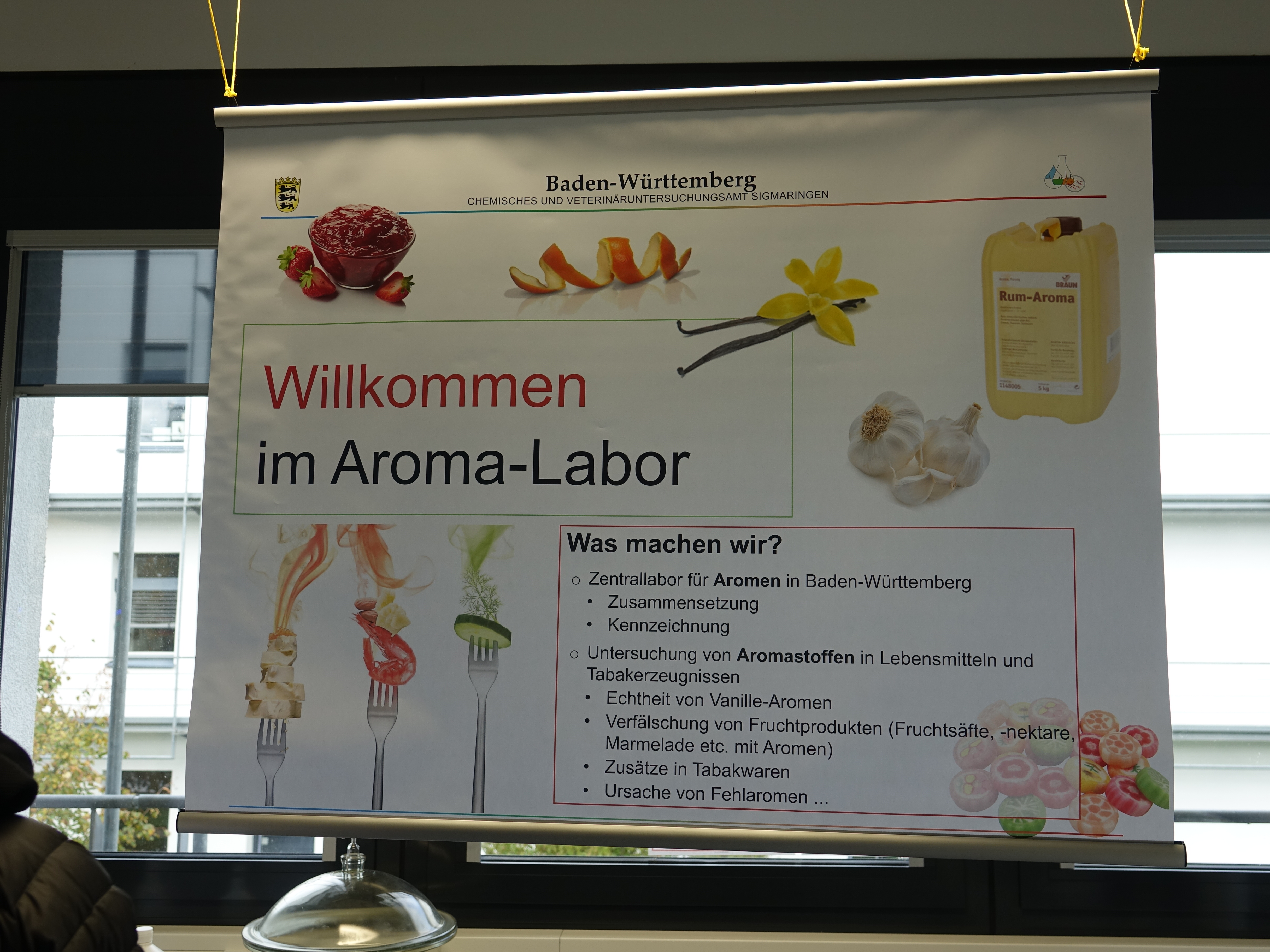 Poster im Aroma-Labor